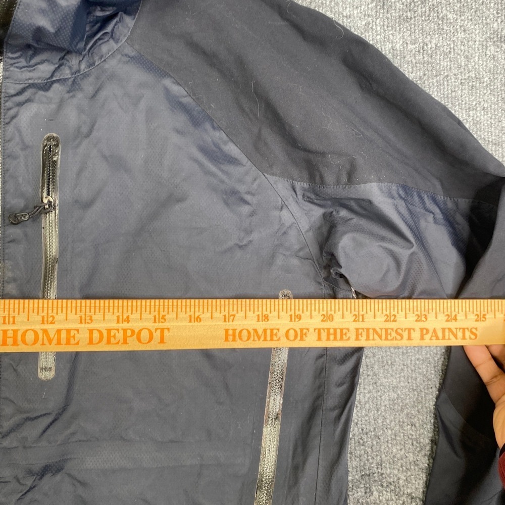 Patagonia Womens Large Full Zip Waterproof Jacket Black Super Pluma Shell 83845 - Picture 10 of 14